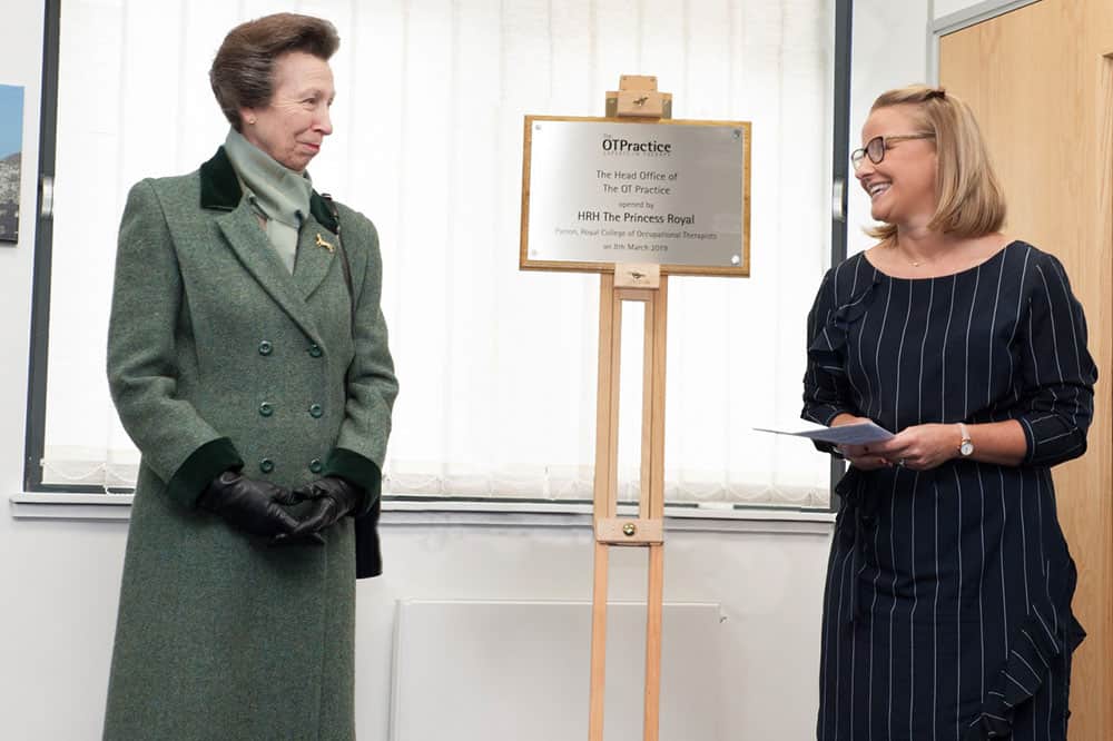 The OT Practice official opening plaque unveiling image