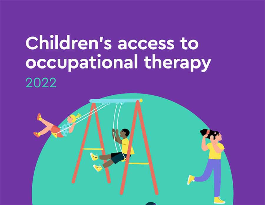 RCOT 'Children’s access to occupational therapy' report graphic