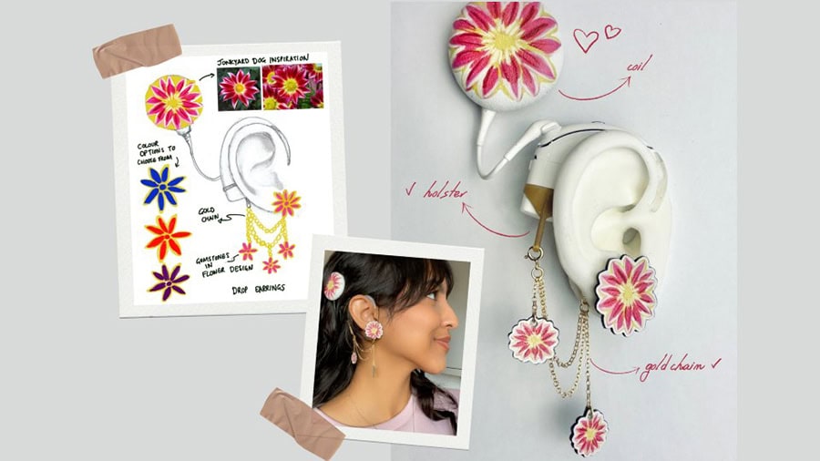 Gargi Agrawalla hearing aid jewellery design image
